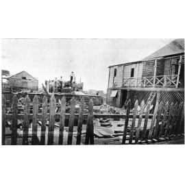Witham's Bakery, demolished by Cyclone Leonta 