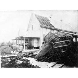 Bishop's Lodge, Townsville, after Cyclone Leonta, 1903 