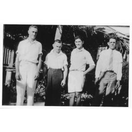 Vincent Parker with friends. 