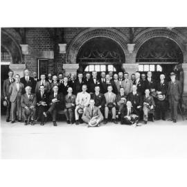 The Empire Parliamentary Delegation at the Townsville Railway Station, October 1926. 