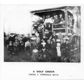 A golf group, Towers v. Townsville match, 8/1901. 