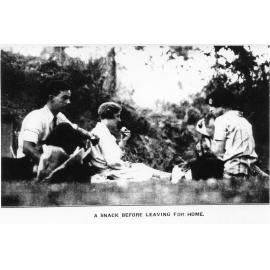 RACQ hamper picnic, Town Common, Townsville, 1927 