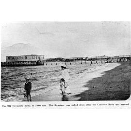 The old Townsville Baths, ca.1905. 