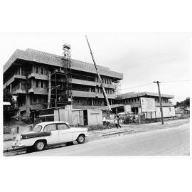 Law courts under construction, Walker Street, Townsville, 1974. 