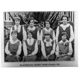 Blackheath tennis team, Premiers 1927. Charters Towers