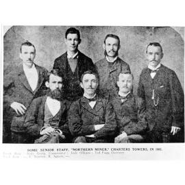 Some senior staff, "Northern Miner", Charters Towers, 1885