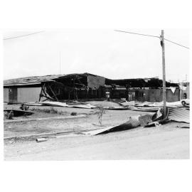 Damage to a warehouse in Garbutt, caused by Cyclone Althea 