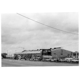 Ira Berk's building, Charters Towers Road, damaged by Cyclone Althea