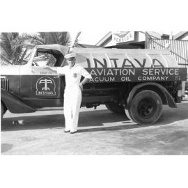 Intava Aviation Service's refuelling truck, Garbutt airport, Townsville. 