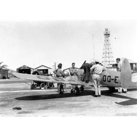 The light plant "Encoupe" on the tarmac at Garbutt airport, Townsville. 