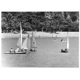 Sailing off the Strand, Townsville. 