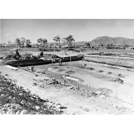 Excavations for the Long Tan swimming pool, Heatley, Townsville. 