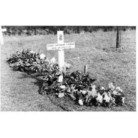 Vincent Parker grave site. 