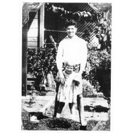 Vincent Parker with his sister, Mona. 