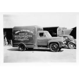 Vehicle belonging to Samuel Allen & Sons Ltd., Townsville, 1954