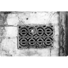[Structure believed to be Townsville's original watch house on Melton Terrace. Detail of air vent.] 