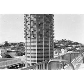 Sanderson Collection : View of the Hotel Townsville from the Ogden Street multi-story carpark, circa 1977