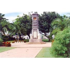 World War I memorial and surrounding plaques, Anzac Park, Townsville