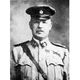 Captain S.A. Nottingham, decorated with the Volunteers Long Service Medal, 23rd May, 1913 