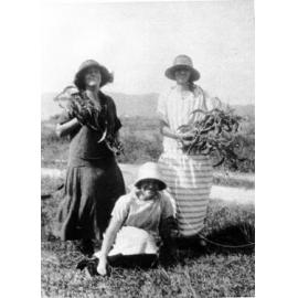Louise Cathcart, Lily Body and Lorna Cathcart, Townsville, circa 1920's. 