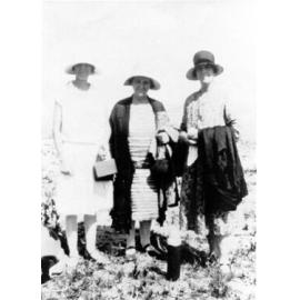 Lily Body, Ethel Duffield and Louise Cathcart, Townsville, circa 1920's. 