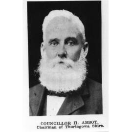 Councillor H. Abbot, Chairman of the Thuringowa Shire, February 1911 