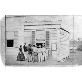 First Post office and savings bank, Flinders Street 1866 