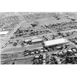 Aerial view of Nathan Shopping Plaza, Townsville, 1977
