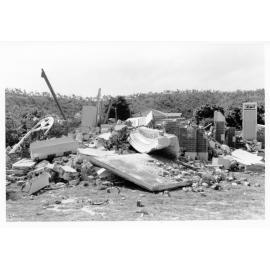 Demolition of Creelman Memorial Hall, Harold Street, West End, Townsville, 1972