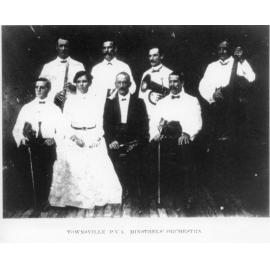 The orchestra of the Townsville Popular Variety Minstrels, 1911