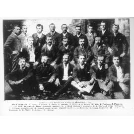Members of the Townsville Popular Variety Minstrels, 1890. 