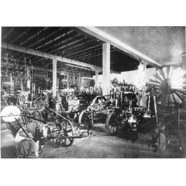 Interior of Smellie and Company's warehouse, corner of Sturt and Stanley Streets, Townsville City, Townsville, 1913