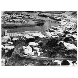 Aerial view of Melton Hill and Ross Creek, Townsville, 1932