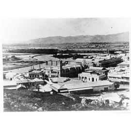 View of post office and Ross Creek from Cleveland Street, c.1905 