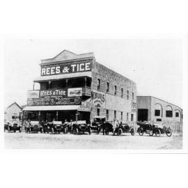 Rees and Tice Ltd., motor engineers, Sturt Street, 17th December, 1917. 