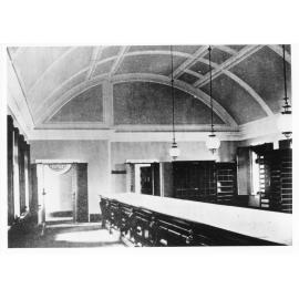 Interior view of the main office of the Customs House, Townsville, 1902 