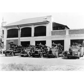 The Townsville Central Fire Station, on the corner of Walker and Stokes Streets 