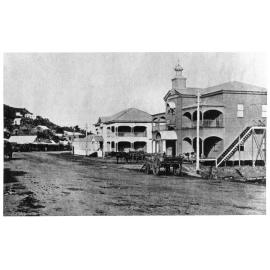 Town Hall and the Post and Telegraph Office, c.1885 
