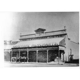 Kirk and McPherson Ltd., hardware merchants, Flinders Street, 1901