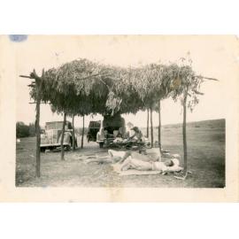 Beatrice Matson at her home in Leslie Street, Oonoonba, Townsville, ca.1953