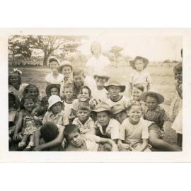 Break-up day at Oonoonba State School, Townsville, 1954