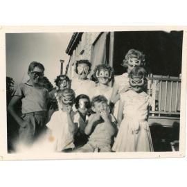 Children's party at the Campbell residence in Findlater Street, Oonoonba, Townsville, ca.1953