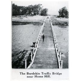The Burdekin traffic bridge near Home Hill, March 1930