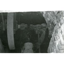 Part of the swing span mechanism, Victoria Bridge, Townsville, 1978