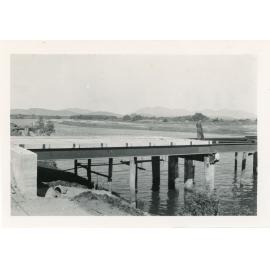 Construction of Rooney's Bridge, Townsville, June, 1953