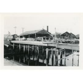 Construction of Rooney's Bridge, Townsville, June, 1953