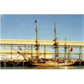 Tall ships, Townsville harbour, 1988. 