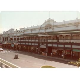 Town Hall and City Buildings, Flinders Street, Townsville, 1978