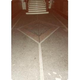The floor of the main entrance the Town Hall building, Flinders Street, Townsville, 1978