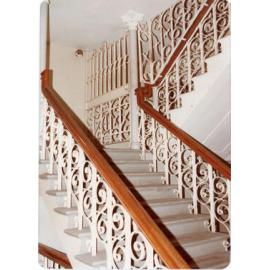 Detail of the stairs in the City building, Flinders Street, Townsville, 1978